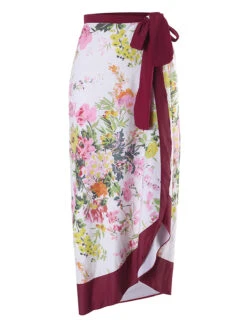 1950s V-Neck Flowers Lacing Swimsuit & Cover Up -Retro Pulse Shop SCX001548 WR 1 ef13c7b6 7646 4bf8 a752 9a2b36abca7d