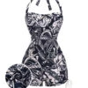 1940s Dark Comics Halter Swimsuit -Retro Pulse Shop SCX001565 01