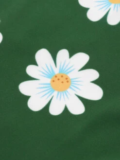 Green 1930s Daisy Halter Swimsuit -Retro Pulse Shop SCXL000014 5