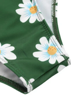 Green 1930s Daisy Halter Swimsuit -Retro Pulse Shop SCXL000014 6