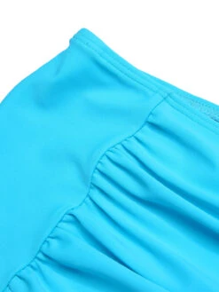 Light Blue 1950s Stripe Strap Swimsuit -Retro Pulse Shop SCXL000020 5