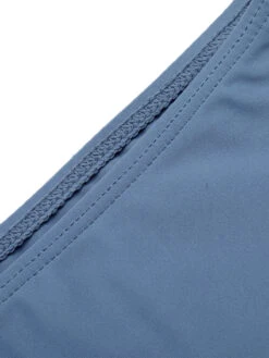 Blue 1930s Solid Buttoned Bandeau Swimsuit -Retro Pulse Shop SCXL000025 4