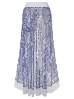 [Plus Size] 1960s Blue-and-white Porcelain Swimsuit & Cover-up -Retro Pulse Shop SCXL000038 3 7a5b7de3 801f 46b4 a2fb e4a3bc33af27