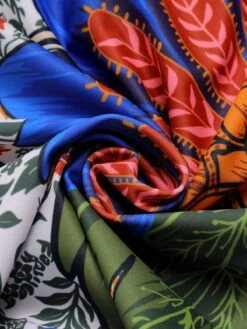 [Plus Size] 1950s Strap Plants Print Swimsuit & Cover-Up -Retro Pulse Shop SCXL000041 5 compressed