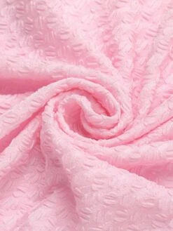 Pale Pink 1950s Solid Ruched Swimsuit -Retro Pulse Shop SCXL000042 6