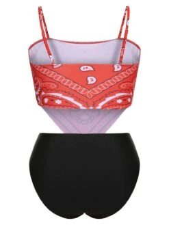 [Plus Size] 1950s Spaghetti Strap Print Swimsuit -Retro Pulse Shop SCXL000052 2 3 compressed