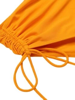 Turmeric 1940s Spaghetti Strap Roses Swimsuit -Retro Pulse Shop SCXL000059 5 compressed