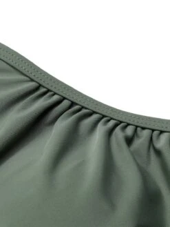 [Plus Size] Green Grey 1930s Halter Strappy Tankini Swimsuit -Retro Pulse Shop SCXL000074 GRE 01 6