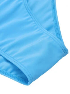 [Plus Size] Blue 1950s Diagonal Stripe One-Piece Swimsuit -Retro Pulse Shop SCXL000088 BL 01 7