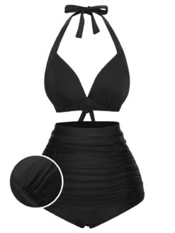 1950s Halter Plaids Lace-Up Swimsuit -Retro Pulse Shop SCXL000102 3 01 compressed