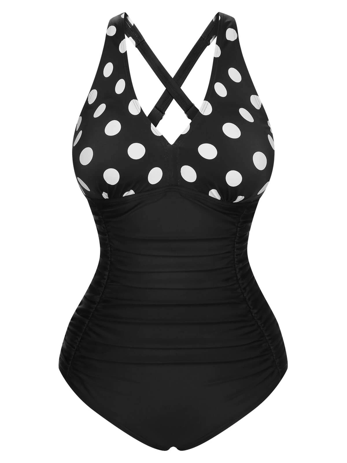 1950s Printed One-Piece Swimsuit 7 1950s Printed One-Piece Swimsuit - Image 5