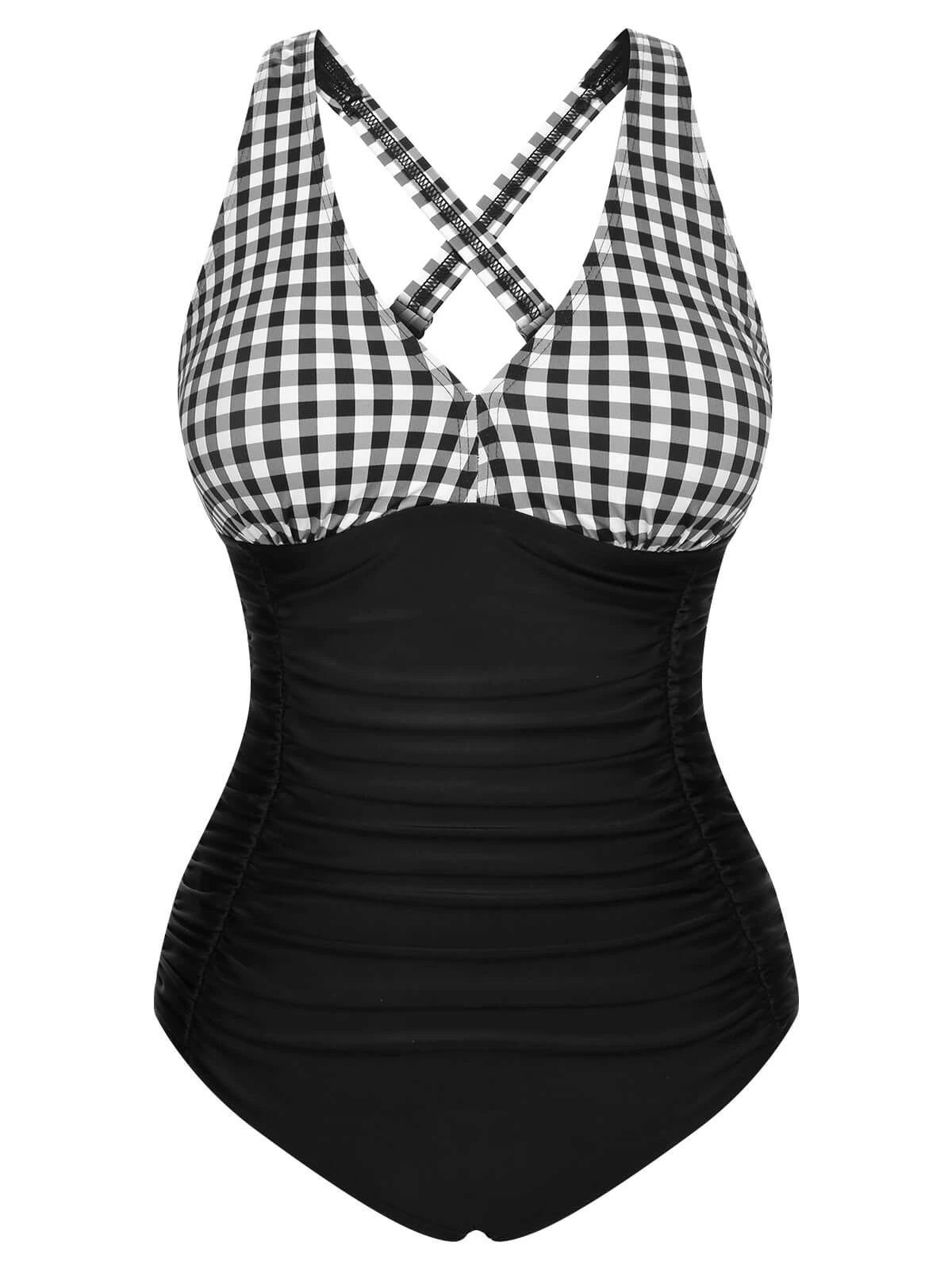 1950s Printed One-Piece Swimsuit 13 1950s Printed One-Piece Swimsuit - Image 11