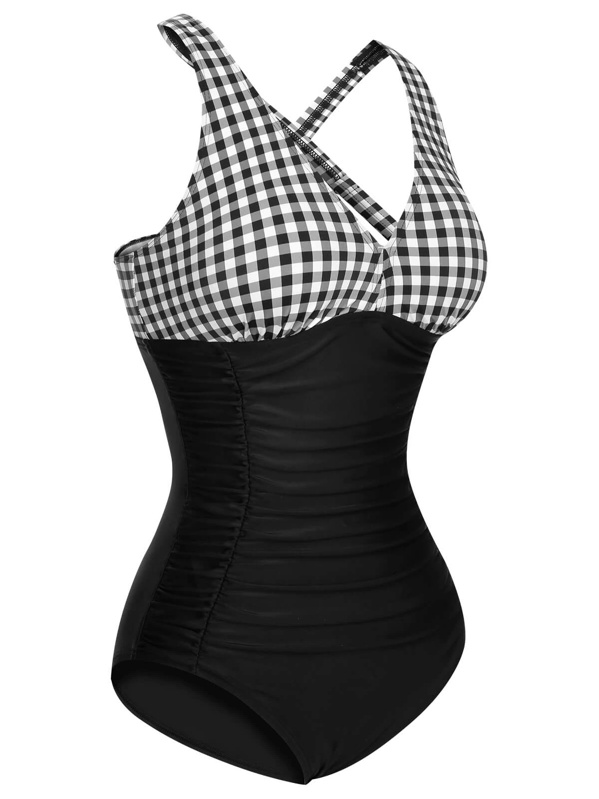 1950s Printed One-Piece Swimsuit 14 1950s Printed One-Piece Swimsuit - Image 12