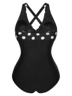 1950s Printed One-Piece Swimsuit 28 1950s Printed One-Piece Swimsuit -Retro Pulse Shop SCXL000109 3