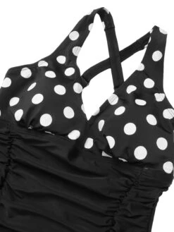 1950s Printed One-Piece Swimsuit 29 1950s Printed One-Piece Swimsuit -Retro Pulse Shop SCXL000109 4