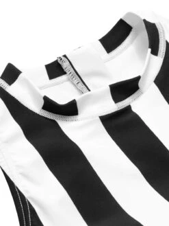 1950s Contrast Stripes Triangle One-Piece Swimsuit -Retro Pulse Shop SCXL000110 1 4 compressed