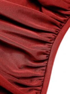 1950s Classic Solid One-Piece Swimsuit 34 1950s Classic Solid One-Piece Swimsuit -Retro Pulse Shop SCXL000112 R 5