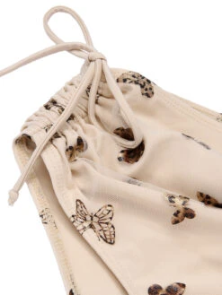 Apricot 1950s Butterfly Mesh Lace-Up Swimsuit -Retro Pulse Shop SCXL000113 5