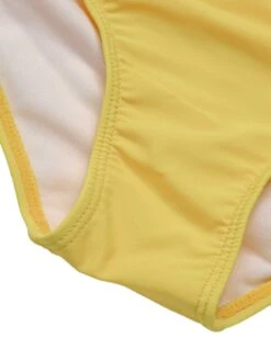 Yellow 1950s Spaghetti Strap Sunflower Plaids Swimsuit -Retro Pulse Shop SCXL000120 6 compressed