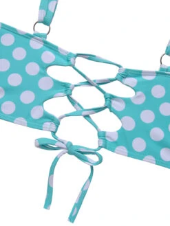 [Plus Size] 1930s Polka Dot Suspender Swimsuit Set -Retro Pulse Shop SCXL000128 T 1 6