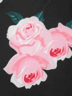 [Plus Size] Multicolor 1930s Ruffled Hem Printed Swimsuit -Retro Pulse Shop SCXL000136 MC 01 5