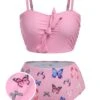 [Plus Size] 1960s Butterflies Bow Decor Swimsuit -Retro Pulse Shop SCXL000137 P 1 1 compressed
