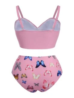 [Plus Size] 1960s Butterflies Bow Decor Swimsuit -Retro Pulse Shop SCXL000137 P 1 3 compressed