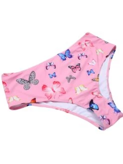 [Plus Size] 1960s Butterflies Bow Decor Swimsuit -Retro Pulse Shop SCXL000137 P 1 5 compressed