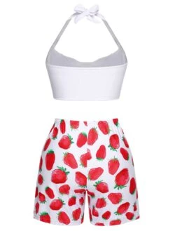 [Plus Size] 1930s Halter Strawberry Swimsuit Set -Retro Pulse Shop SCXL000142 MC 01 4 compressed