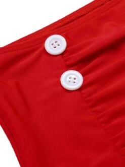 Red 1940s Halter Roses Swimsuit -Retro Pulse Shop SCXL000153 5 compressed