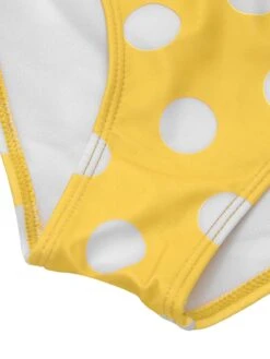 1930s Halter Lace-Up Polka Dots One-Piece Swimsuit -Retro Pulse Shop SCXL000155 Y 6 compressed