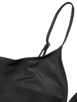 Black 1950s Striped Printed Separate Swimsuit -Retro Pulse Shop SCXL000163 4