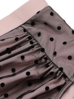 Black 1960s Polka Dots Mesh Swimsuit 15 Black 1960s Polka Dots Mesh Swimsuit -Retro Pulse Shop SCXL000171 6