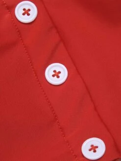 Red 1950s Halter Plaids Swimsuit -Retro Pulse Shop SCXL000175 5 compressed