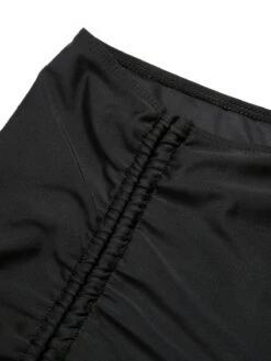 [Plus Size] Black & White 1960s Geometric Lace-Up Swimsuit -Retro Pulse Shop SCXL000181 B 01 9