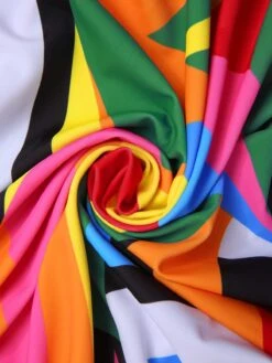 [Plus Size] Multicolor 1940s Print One-Piece Swimsuit -Retro Pulse Shop SCXL000189 1 5 compressed