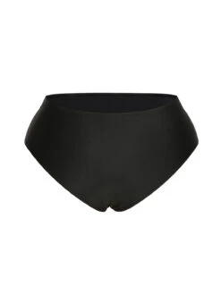 [Plus Size] Black 1940s Solid Bandeau Halter Skirt Swimsuit -Retro Pulse Shop SCXL000190 4