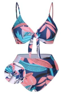 [Plus Size] 1940s Spaghetti Strap Print Swimsuit & Cover-Up -Retro Pulse Shop SCXL000191 2 01 compressed