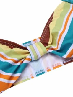 1930s Halter Contrast Stripes Swimsuit -Retro Pulse Shop SCXL000202 4 compressed