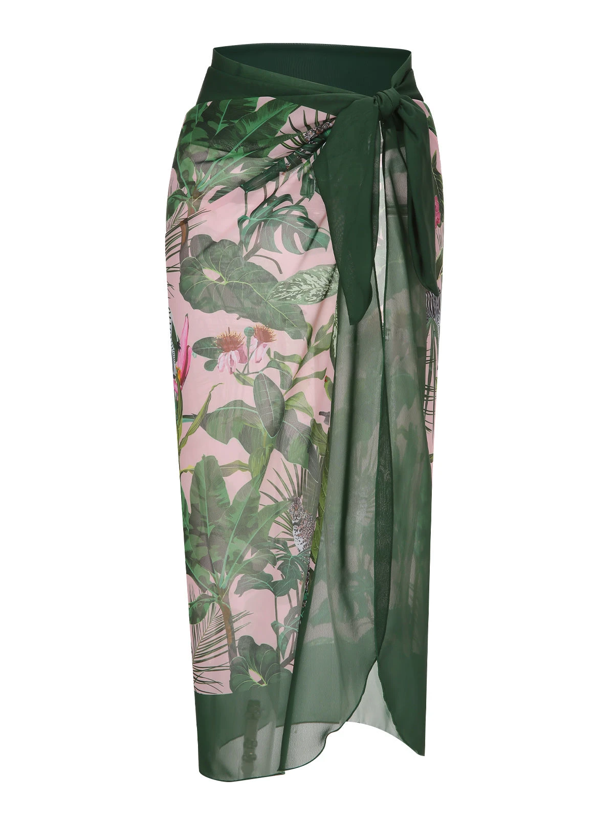 1960s One-Shoulder Tropical Swimsuit & Cover-Up 8 1960s One-Shoulder Tropical Swimsuit & Cover-Up - Image 6