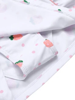 White & Pink 1950s Strawberry Pleated Swimsuit 16 White & Pink 1950s Strawberry Pleated Swimsuit -Retro Pulse Shop SCXL000232 6