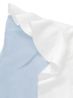 1950s 3D Ruffles Strapless Solid Swimsuit -Retro Pulse Shop SCXL000319 8