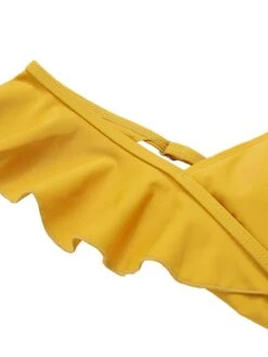 1950s Ruffles Backless Solid One-Piece Swimsuit -Retro Pulse Shop SCXL000348 4 compressed