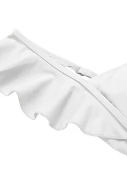 1950s Ruffles Backless Solid One-Piece Swimsuit -Retro Pulse Shop SCXL000348 8 compressed