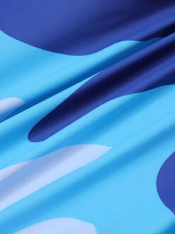 1950s Drawstring Waves Color Block Swimsuit -Retro Pulse Shop SCXL000378 8