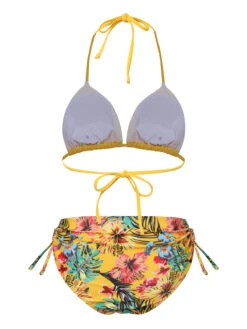 1960s Tropical Halter Bikini Set & Cover-Up -Retro Pulse Shop SCXL000387 5