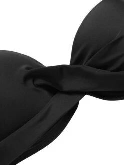 Black 1960s Halter Solid Swimsuit -Retro Pulse Shop SCXL000390 8 compressed