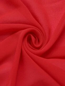 Red 1950s Solid Halter Bikini Set & Cover-Up -Retro Pulse Shop SCXL000393 5