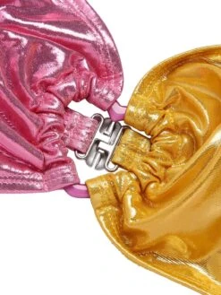 [Pre-Sale] Pink & Yellow 1970s Heart Ring Bikini Set -Retro Pulse Shop SCXL000402 5