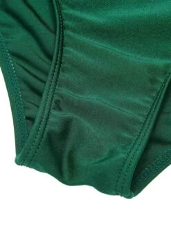 [Pre-Sale] Green 1940s Daisy Patchwork One-Piece Swimsuit -Retro Pulse Shop SCXL000429 6